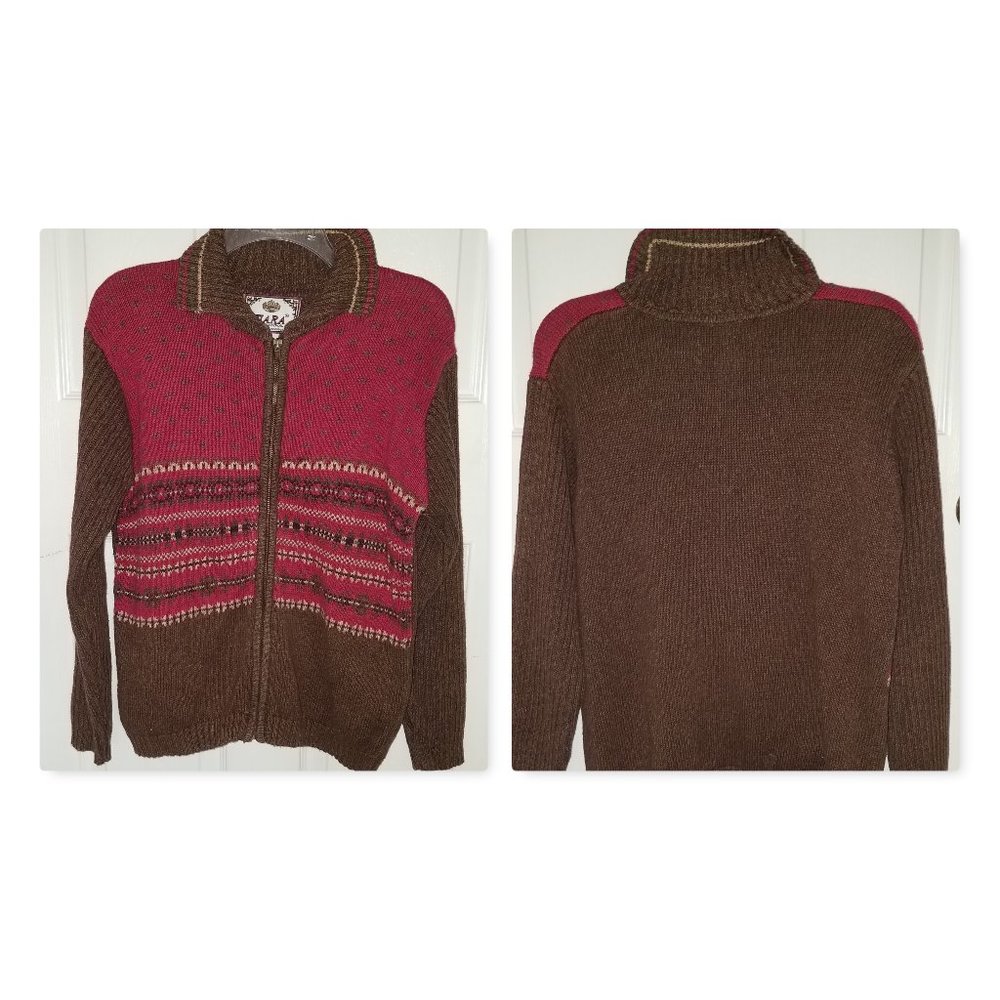 Tiara Brown /pink sweater